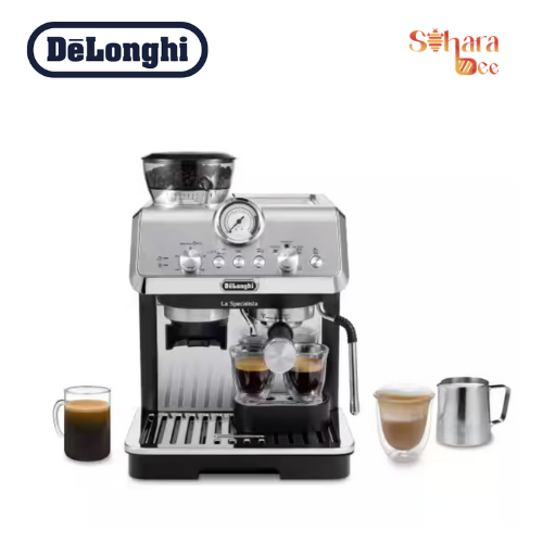 DELONGHI LA SPECIALISTA ARTE ESPRESSO AND CAPPUCCINO MACHINE (WITH  GRINDER), BLACK  METAL【ส่งตรงจาก