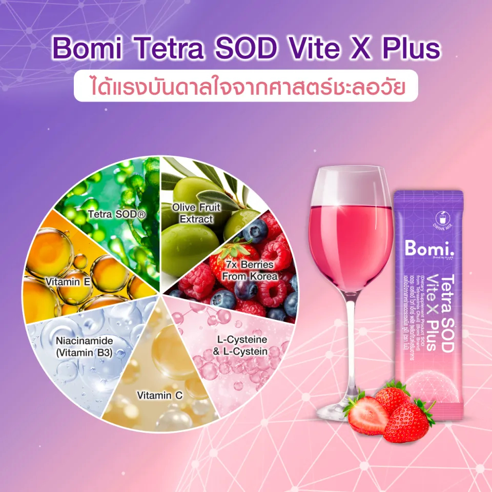 Bomi Tetra SOD Vite X Plus ( สำหรับแถม 1 ซอง )