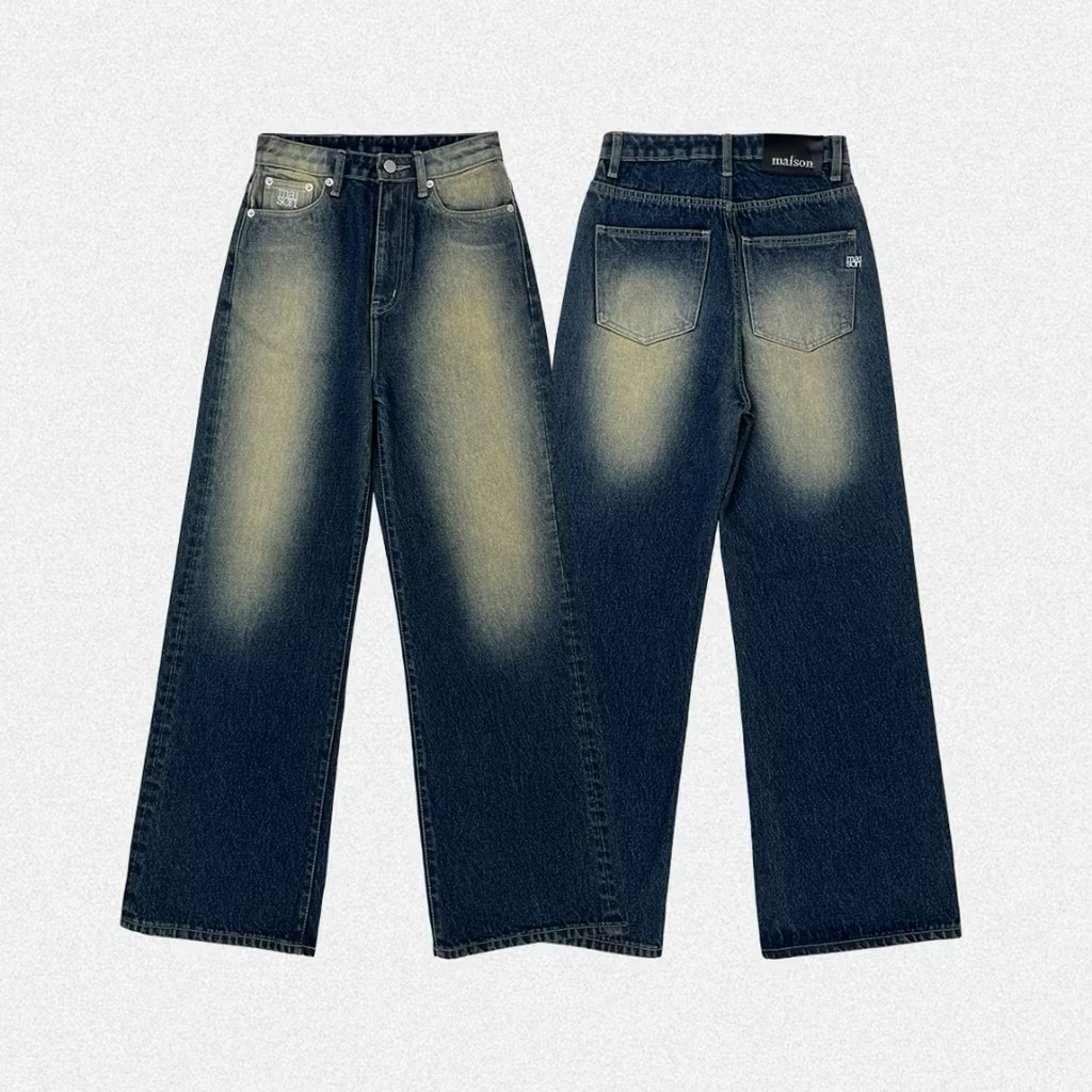 maison KEEPS | Astro Baggy Jeans | Unisex | กางเกงยีนส์ ทรงกระบอกใหญ่