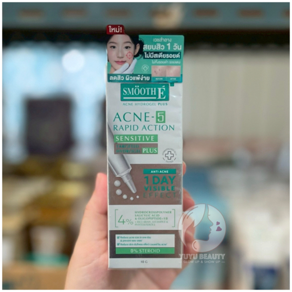 SMOOTH E Acne-5 Rapid Action Plus 10 G.