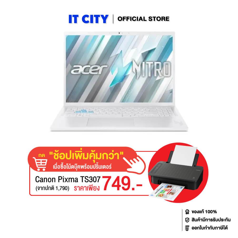 Acer Nitro Lite 16 NL16-71G-52WD/i5-13420H/16GB/512GB/RTX3050-6/16"_165Hz/Win11/Pearl White/3Y CO6-0