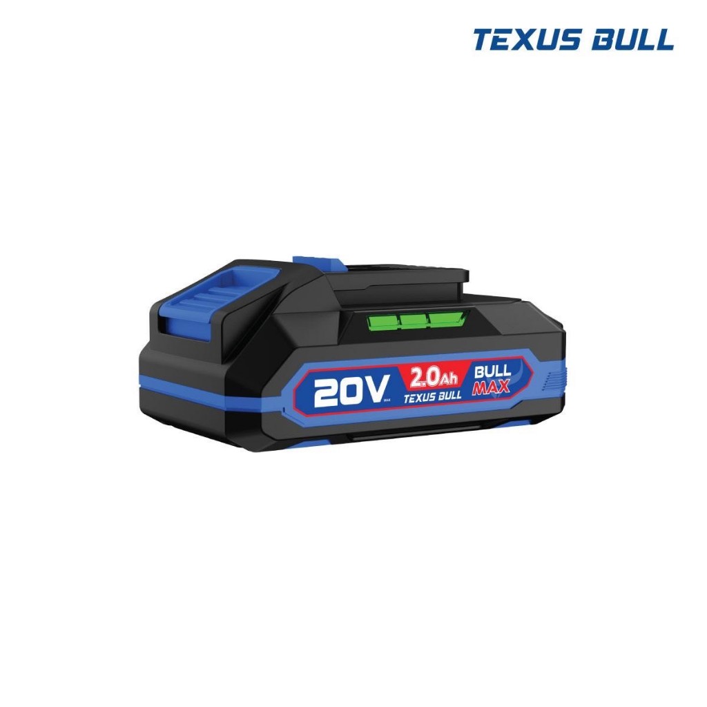 TEXUS BULL แบตเตอรี่ลิเธียมไอออน ขนาดความจุ 2.0Ah/TX20V-2A 4.0Ah/TX20V-4A 6.0Ah/ TX20V-6A (แอมป์อาวว