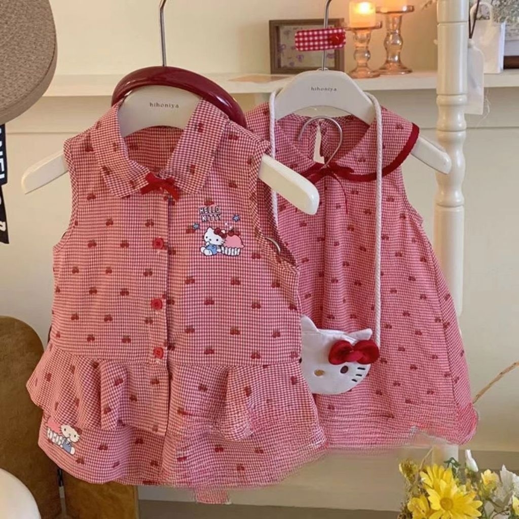 ชุดเซ็ทเด็กผู้หญิงได้3ชิ้นเลยคุ้มมากน่ารักกกผ้าไหมอิตาลี**งานจริงรูปสุดท้าย