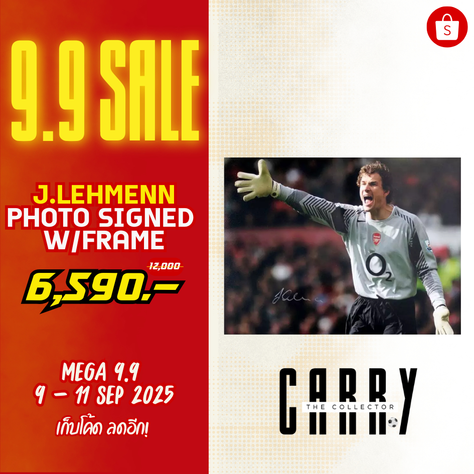 Jens Lehmann รูปลายเซ็น  Signed Arsenal Photo CERTIFICATE A1 Sporting Memorabillia