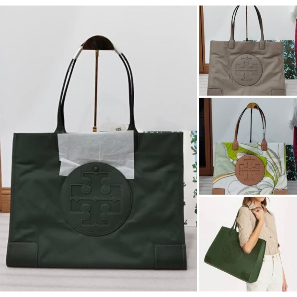 ไซส์ 17นิ้ว Ella Patent Leather Nylon Tote 87116 141147 88237