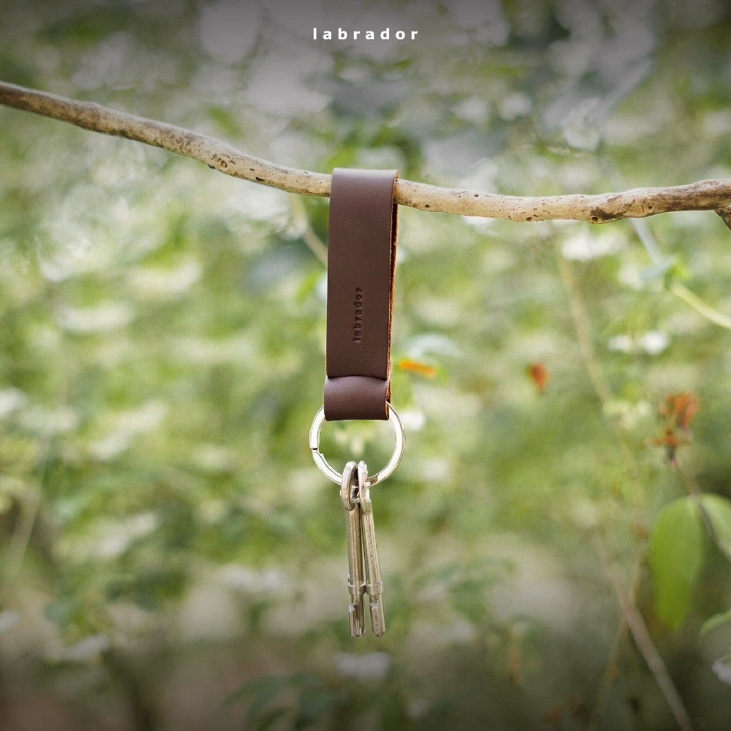 labrador KEY cross keyring พวงกุญแจหนังแท้ (LAA134) - รูปที่ 4