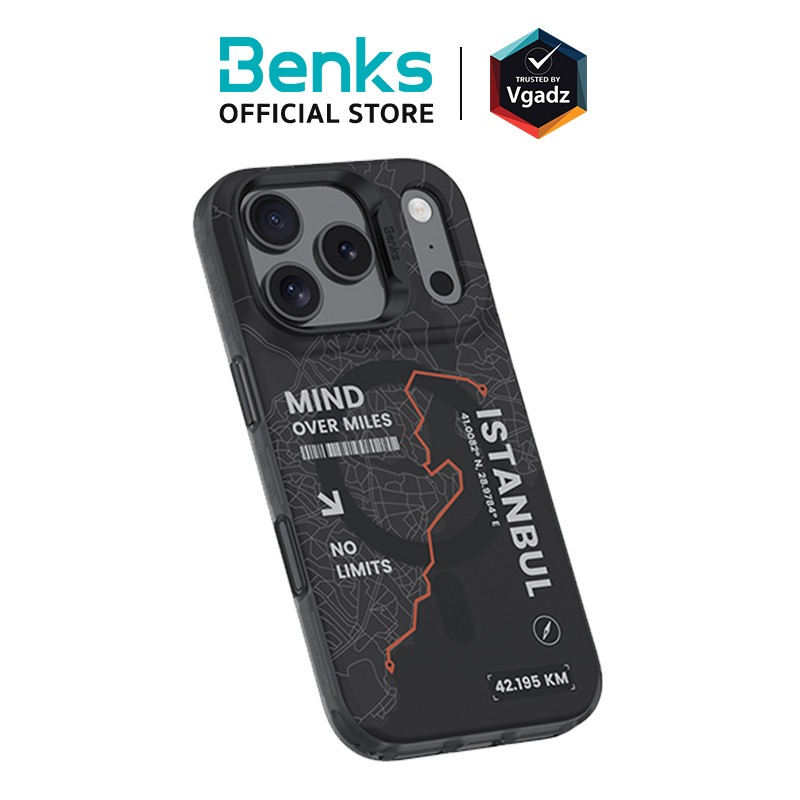 Benks เคสสำหรับ iPhone 17 Pro / 17 Pro max รุ่น City-Istanbul with Camera Control