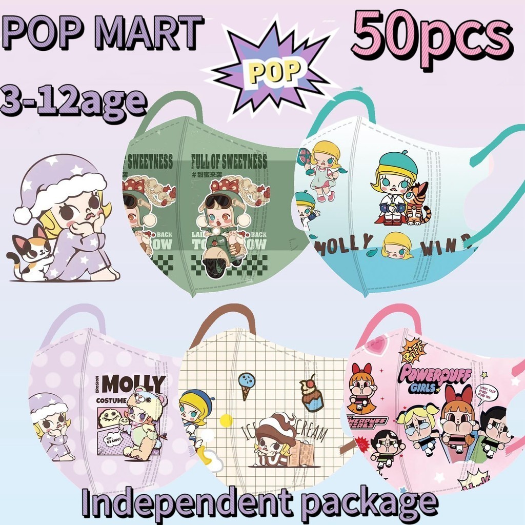 Mask Molly for Kids 3-12 Years old