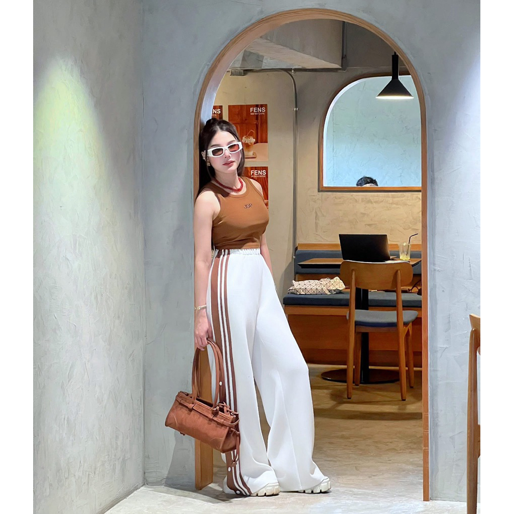 แบรนด์ jidapa style ชุดวอร์มสีน้ำตาลไซส์ S มือ1