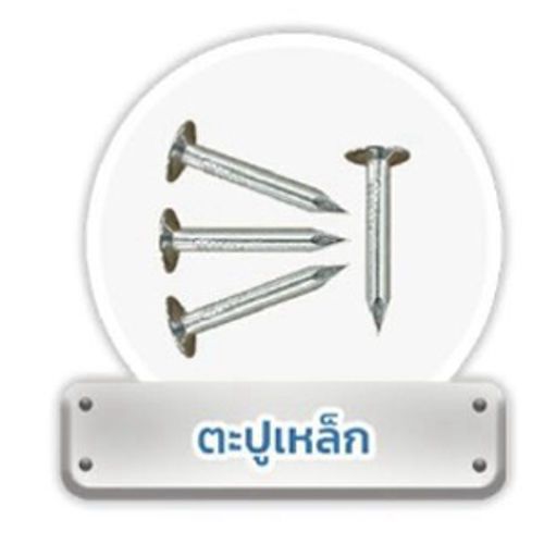 Thai Euro Roof ตะปูเหล็ก ขนาด 1 นิ้ว ชุบขาว ป้องกันสนิม ไม่บิดงอ ทนแรงกระแทก (บรรจุ 2 กิโลกรัม / ถุง)
