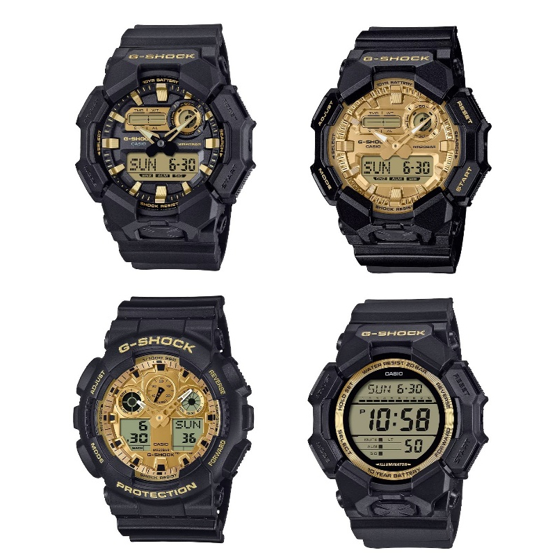Casio G-SHOCK รุ่น GA-010 GA-100 GD-010 (GA-010GB-1A9 / GA-010GGB-1A9 / GD-010GB-1A9 / GA-100GGB-1A9