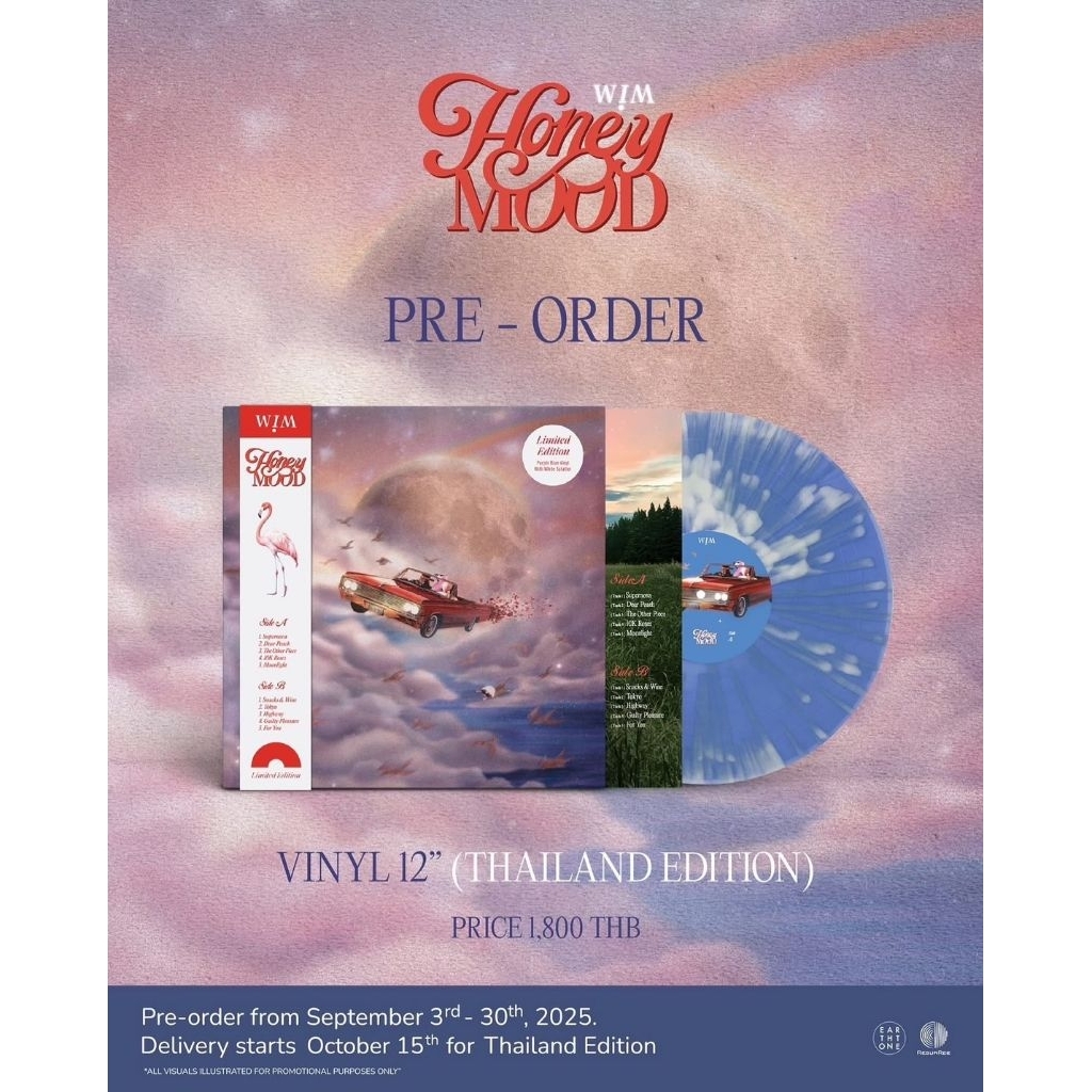 Vinyl WIM - HONEYMOOD แผ่นเสียง Wim
