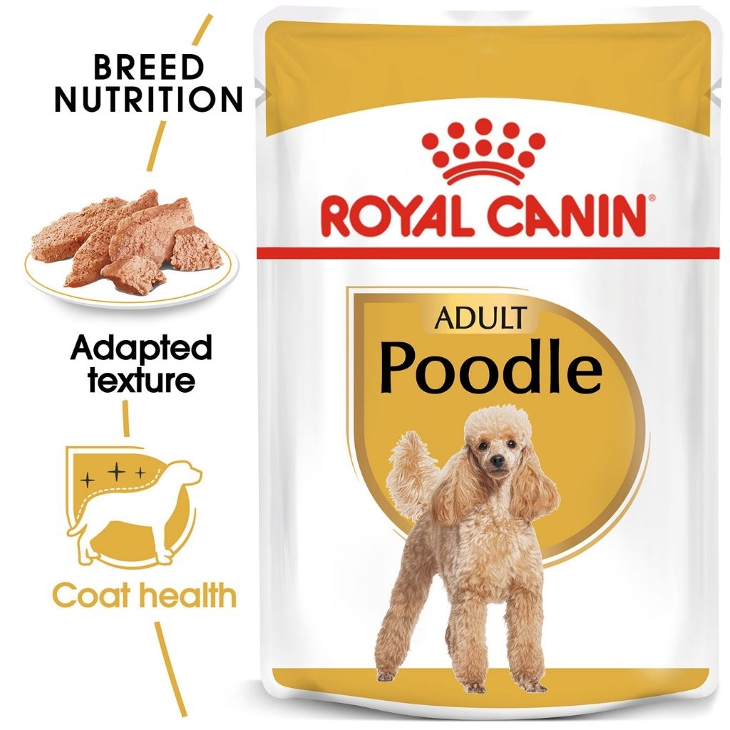 (12ซอง)ROYAL CANIN Poodle LOAF อาหารเปียกสุนัขพันธ์พุดเดิ้ล 85กรัม12ซอง