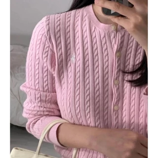 [พร้อมส่ง]Polo ralph lauren mini Cardigan Girls Size 👧 แท้ มี QR code