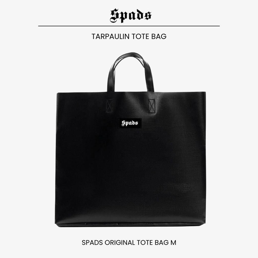 Spads Original Tote Bag M กระเป๋าผ้าใบ Tapaulin หนาพิเศษ