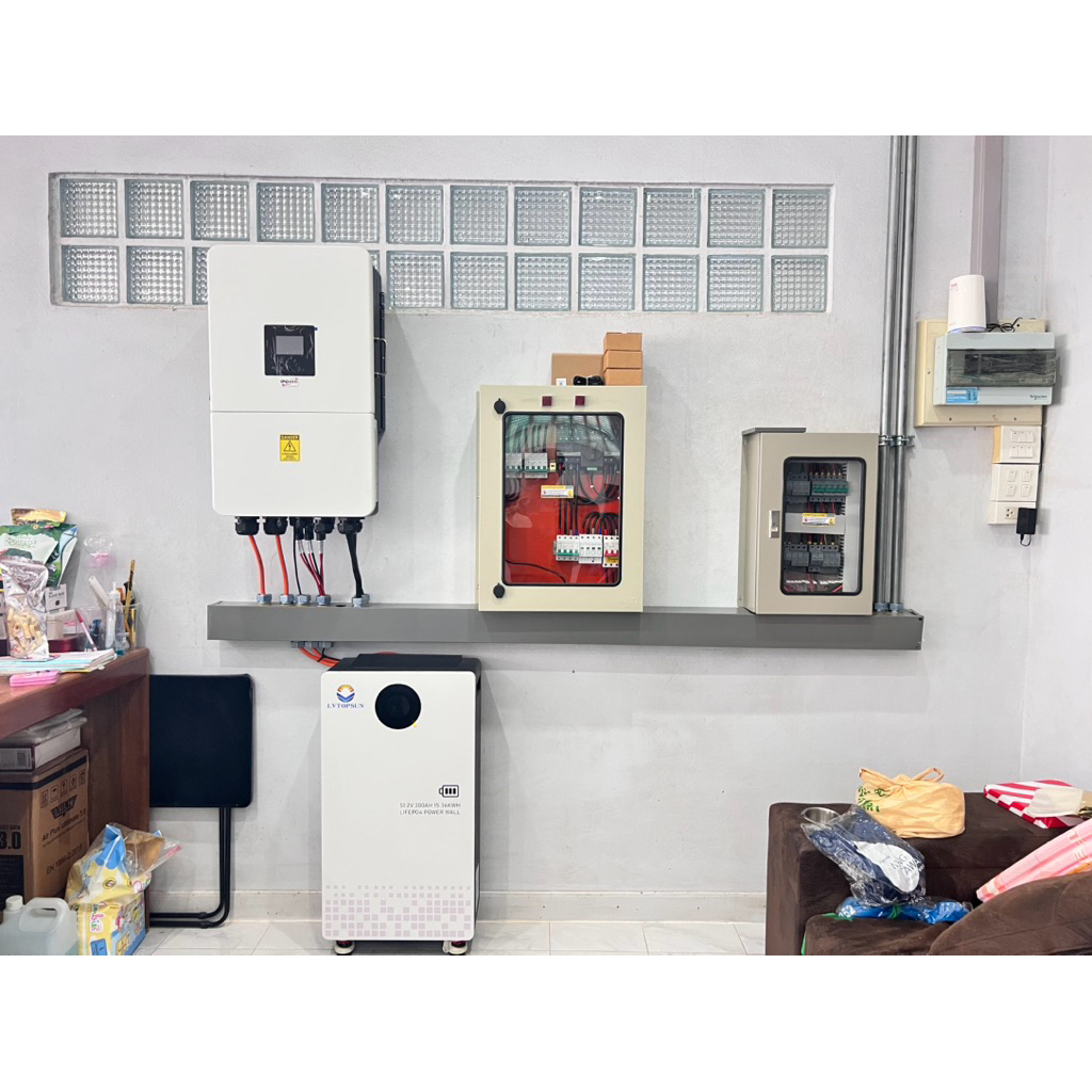 ระบบ On/Off Grid Hybrid 20 Kw