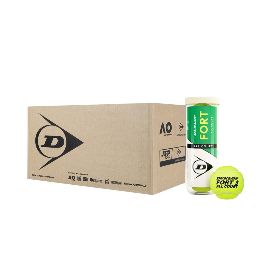 Dunlop Fort 24 กระป๋อง ลูกเทนนิส tennis ball ของแท้ พร้อมส่ง