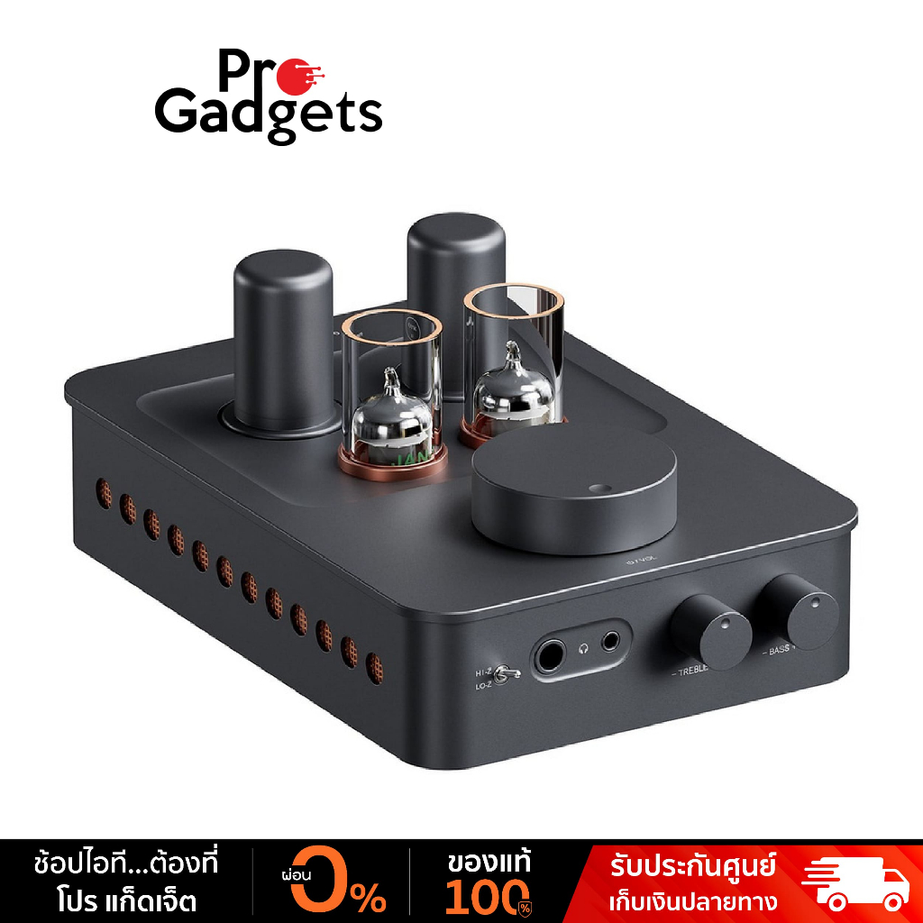 Fosi Audio GR70 Tube Headphone Amp Black แอมป์หลอดแก้ว