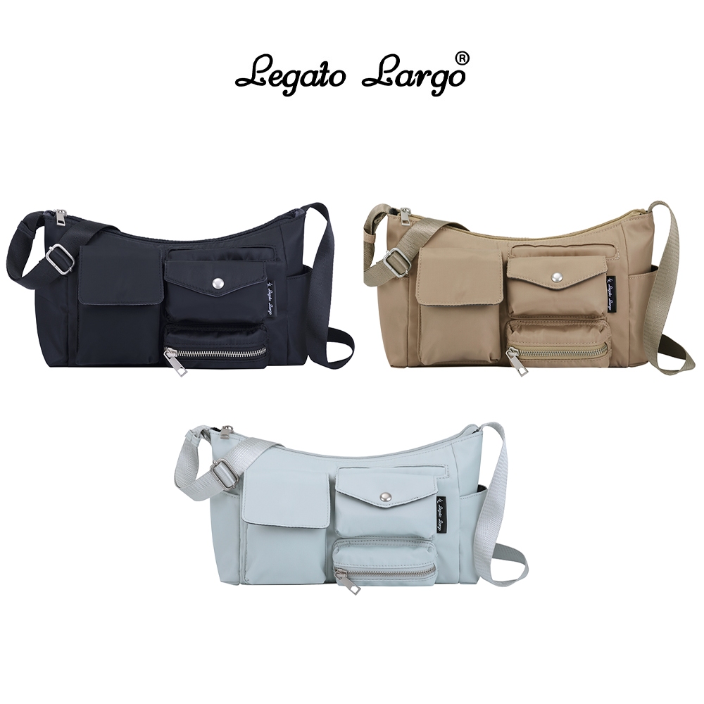 Legato Largo กระเป๋าสะพายไหล่ size mini รุ่น Multi pockets - LH-X0442