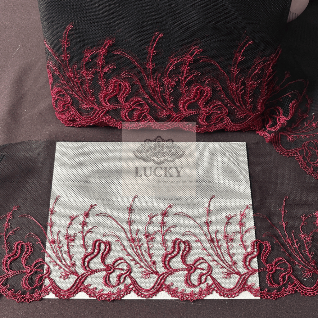 ลูกไม้ LUCKY - ผ้าผ้าปักบุหงา