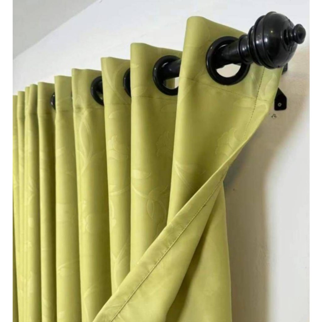 แนะนำ ผ้าม่าน ผ้าม่านหน้าต่างกันแสง ผ้าม่านประตู สำเร็จรูป เกรดA กันแสงยูวี 90%-98% ลายใบไม้ใหญ่ ราคาพิเศษ มีเก็บเงินปลายทาง