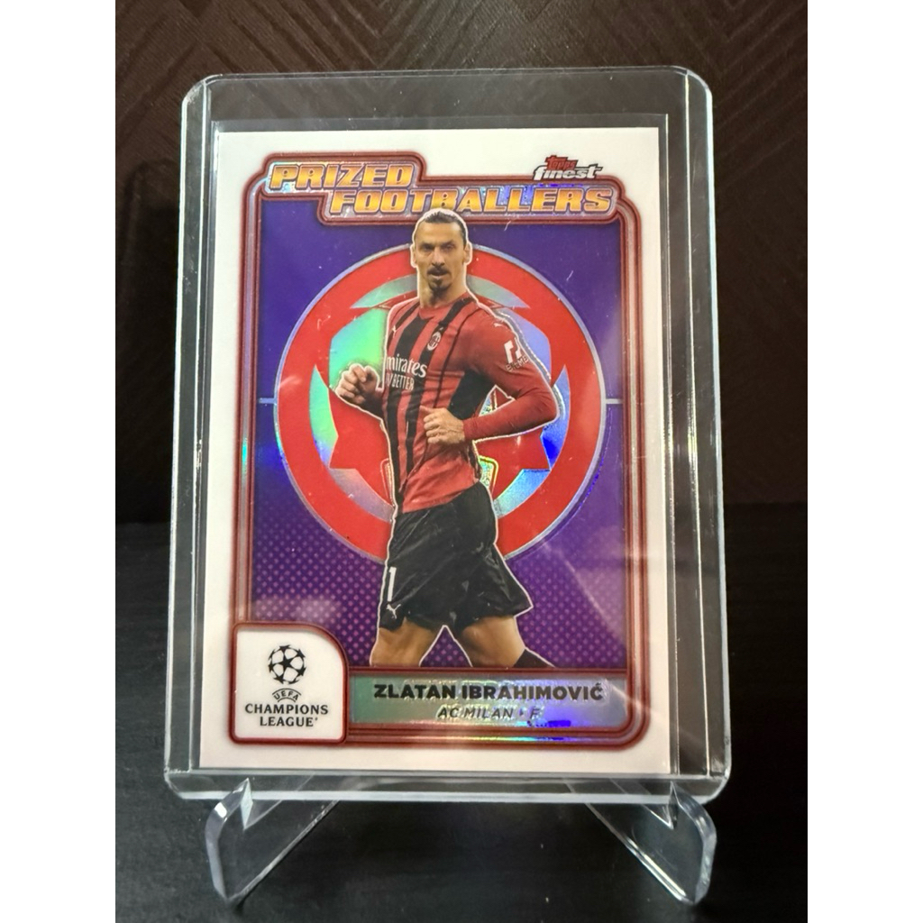 การ์ดฟุตบอล Topps Prized Footballers : Zlatan Ibrahimovic