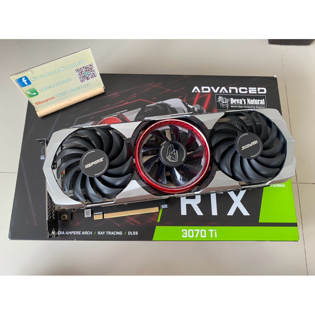 การ์ดจอ VGA IGame Advanced GeForce RTX 3070Ti