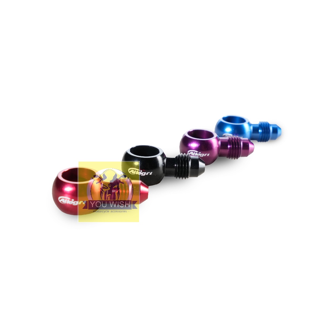 Allegri FLEX Short Banjo หัวแบนโจทรงสั้น M10×1.00 (เกลียวละเอียด)  AN3