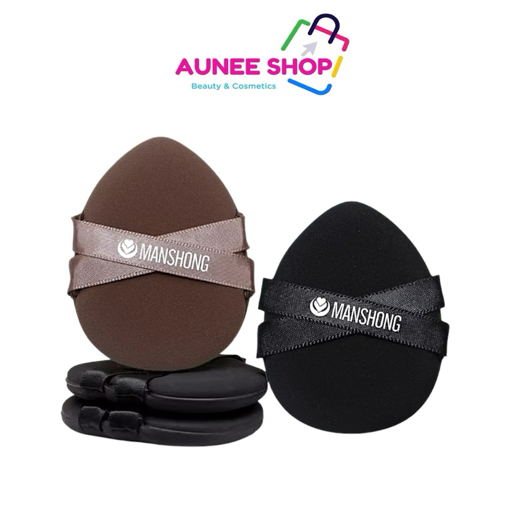 ส่งฟรี/มีไลฟ์ (ชิ้น)พัฟแต่งหน้า นุุ่มพิเศษ ใช้ได้ทั้งเปียกและแห้ง CP56  by manshong