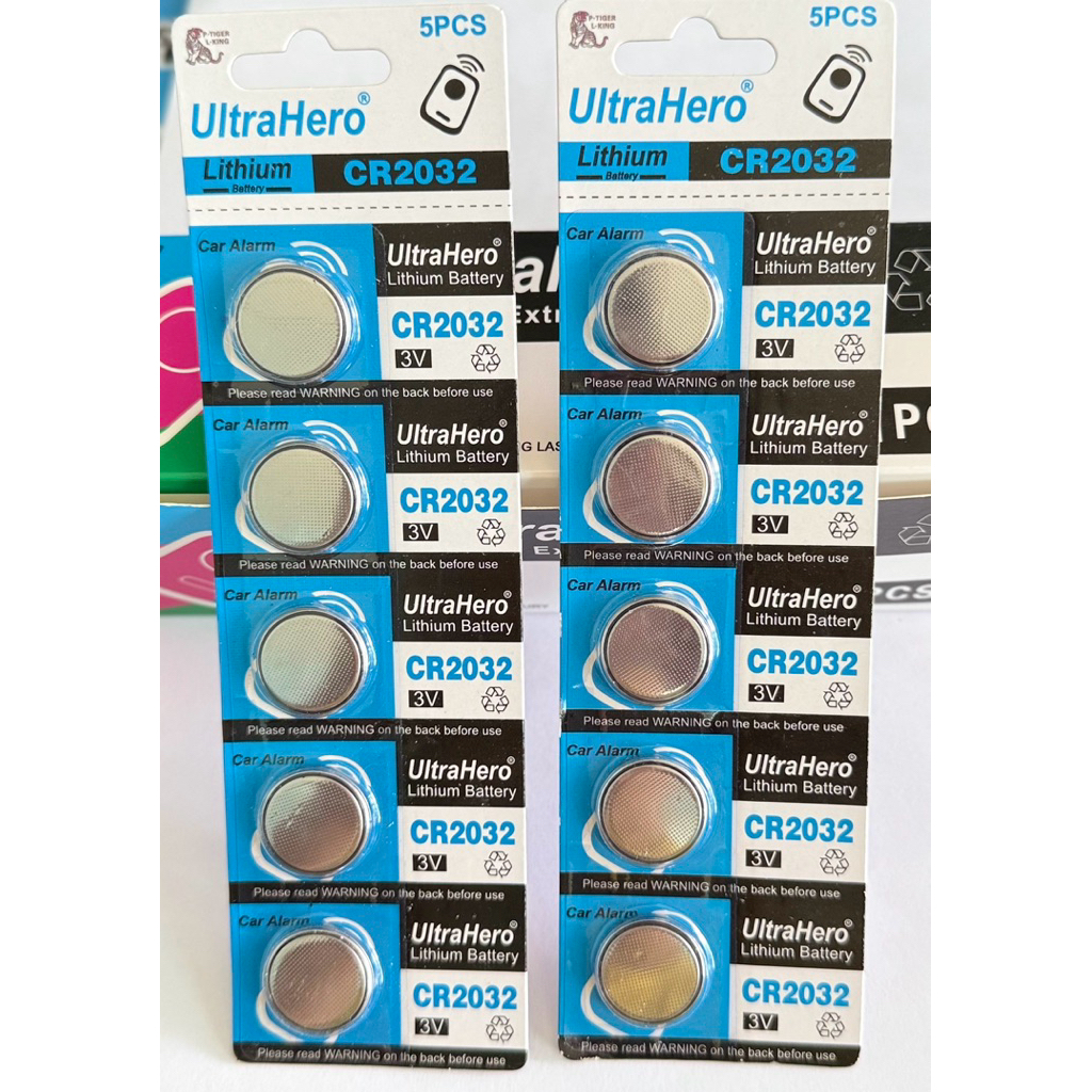 ถ่านกระดุม CR-2032 UltraHero Lithium Battery 3V - รูปที่ 2