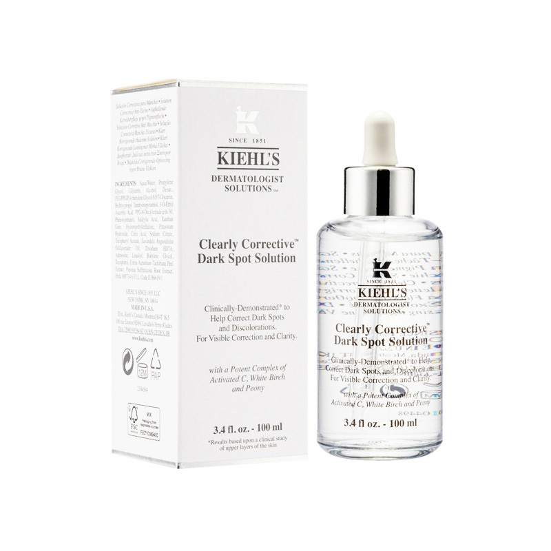 💯จัดส่งที่รวดเร็ว KIEHL'S Clearly Corrective Dark Spot Solution 50ML