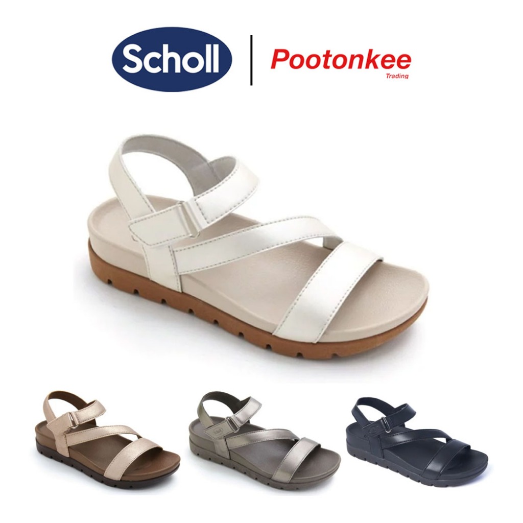 Scholl รองเท้าสกอลล์-เมล่า Mela รองเท้ารัดส้น ผู้หญิง เพื่อสุขภาพเท้า นุ่มสบาย กระจายน้ำหนัก