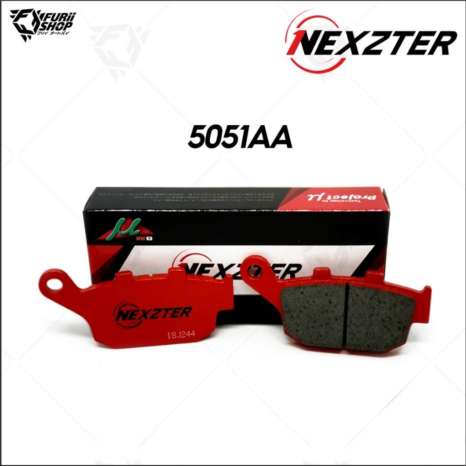 ผ้าเบรค NEXZTER  8686AA(หน้า) / 5051AA(หลัง) สำหรับ HONDA XADV750 2018-2026 - [MU/PRO/RACE]