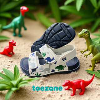 รองเท้าแตะสำหรับเด็ก ToeZone รุ่น Phuket Fs Dino/Green