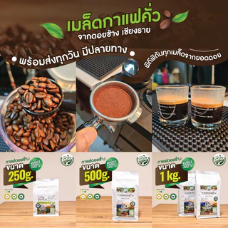 เมล็ดกาแฟดอยช้าง Doi Chang Arabica 100% จากเชียงราย บรรจุถุงติดวาล์ว