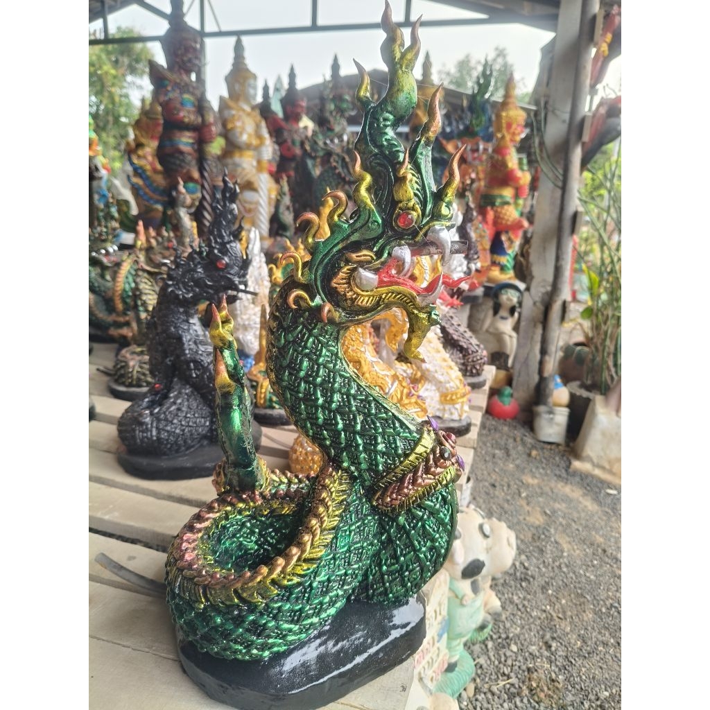 พญานาค สูง 48 cm หน้าตักฐาน 25 cm