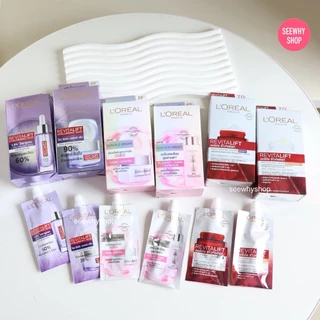 แท้/ส่งไว [ยกกล่อง6ซอง] LOREAL Revitalift / Glycolic-Bright ลอรีอัล รีไวทัลลิฟท์/ไกลโคลิค ครีม/ เซรั่ม