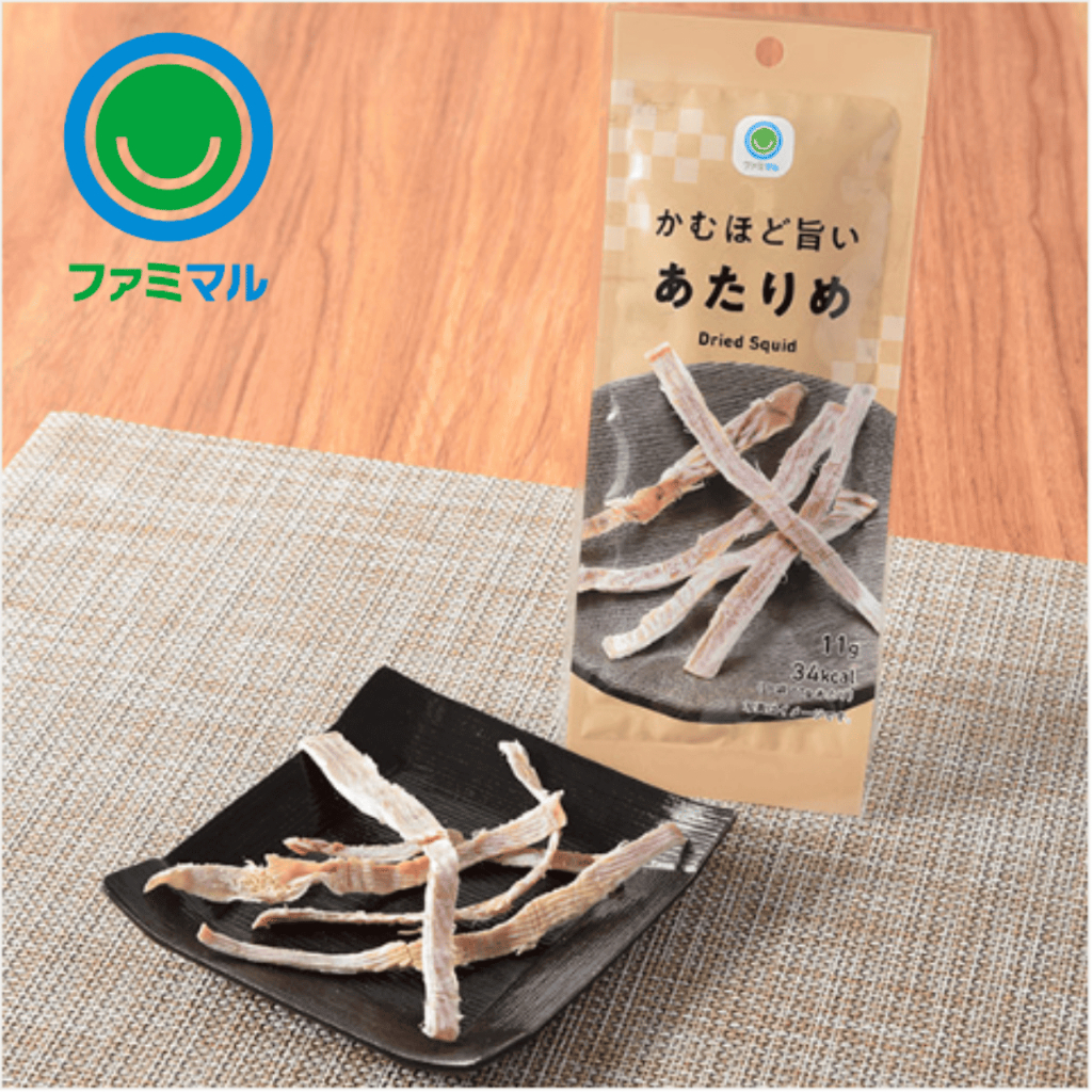 Chewy Flavorful Dried Squid Snack – Dried Surume Squid, Rich Umami, 11g [from Japan/ Free Shipping]