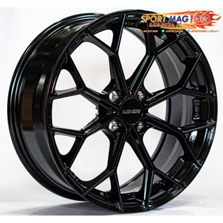 ล้อแม็กซ์ Lenso J1B ขอบ17นิ้ว 4รู100 สีดำแวว กว้าง7นิ้ว Offs…