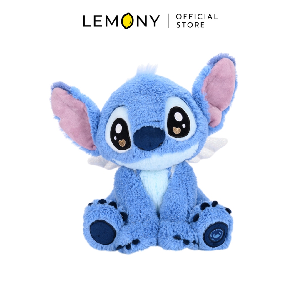 LEMONY ตุ๊กตาสติทช์ ซีรีส์ Angel Wings ขนาด 25 ซม. Disney Lilo & Stitch Collection