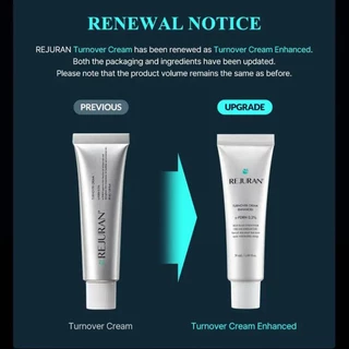REJURAN Turnover Cream Enhanced รีจูรัน เทิร์นโอเวอร์ เอนแฮนซ์ (ครีมหลอดสีเงินสูตรใหม่)