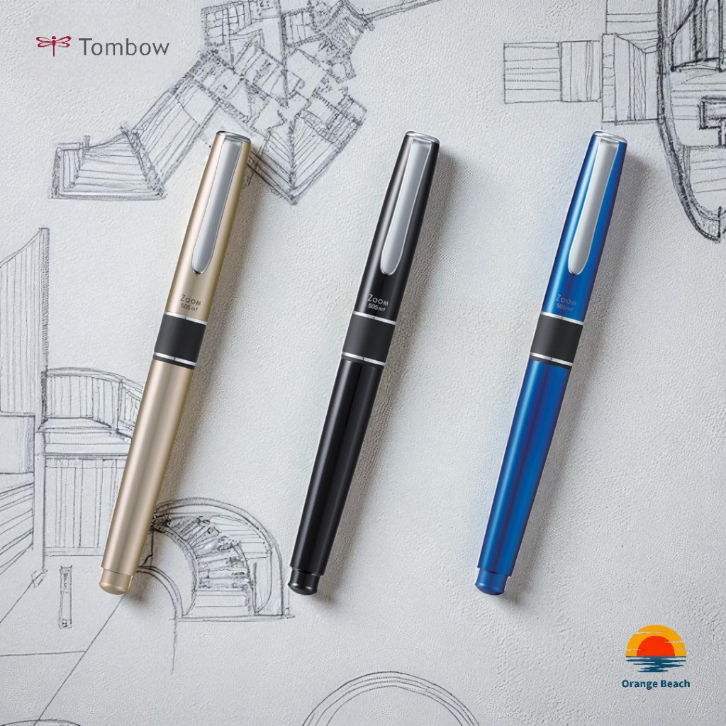 TOMBOW ZOOM 505mf Multi Pen/ปากกา3in1พรีเมียม/อลูมิเนียมญี่ปุ่น/ระบบฝาครอบ