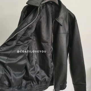 **ของแท้พร้อมส่งจากไทย** ZARA​ ​FAUX​ LEATHER​ BOMBER​ MEN'S​ JACKET​