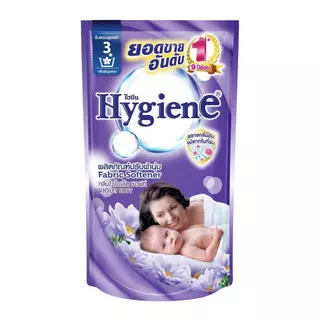 (แพ็ค12ถุง) Hygiene ไฮยีน น้ำยาปรับผ้านุ่ม สูตรมาตรฐาน ขนาด 500มล.