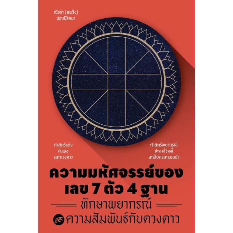 หนังสือ ความมหัศจรรย์ของเลข 7 ตัว 4 ฐาน ทักษาพยากรณ์ และความสัมพันธ์กับดวงดาว (พร้อมส่ง)