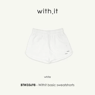 Withit basic sweatshorts กางเกงวอร์มขาสั้น - BTW35698