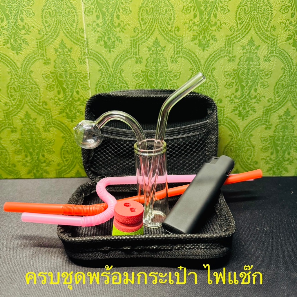 หลอดทดลองครบชุด(glass set ) 6 mm หลอดแก้ววิทยาสาสตร์