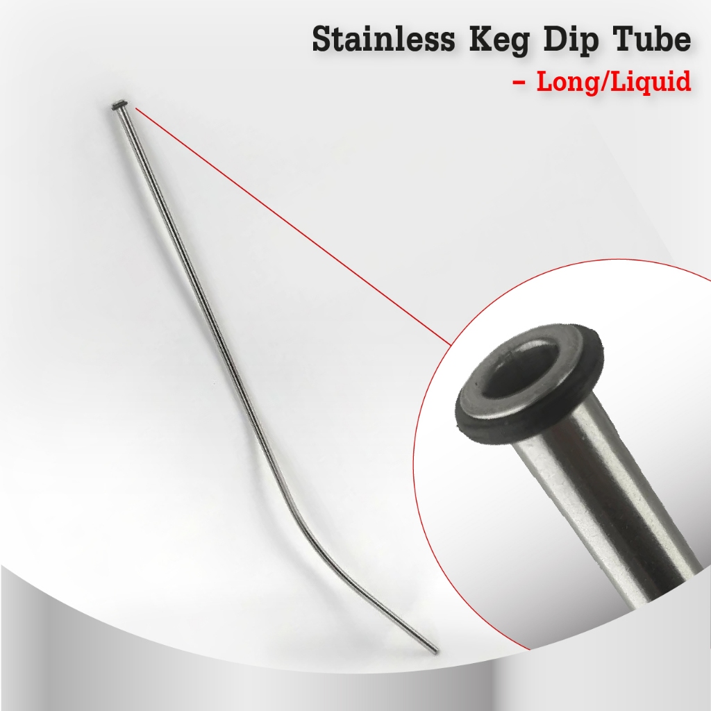 Stainless Keg Dip Tube – Long/Liquid