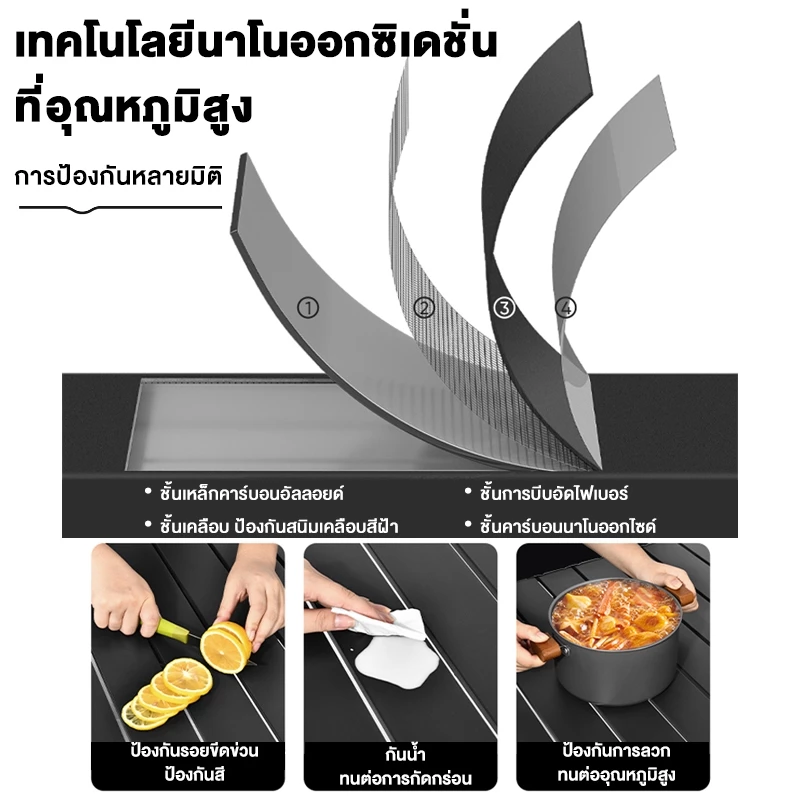 โต๊ะแคมป์ปิ้ง เก้าอี้แคมป์ปิ้ง อุปกรณ์แคมป์ปิ้ง รับน้ำหนักได้ถึง 300กก 90/120/150CM thumbnail 6