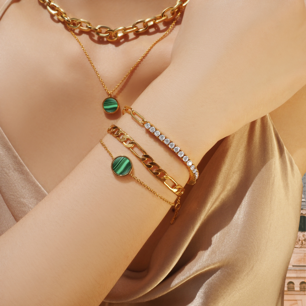 SHEPENDENCE سوار LUXE Tyra بالكريستال — صورة 3